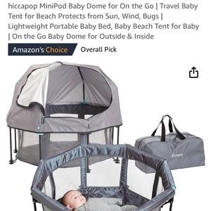 Hiccapop MiniPod Baby Dome for on-the-go